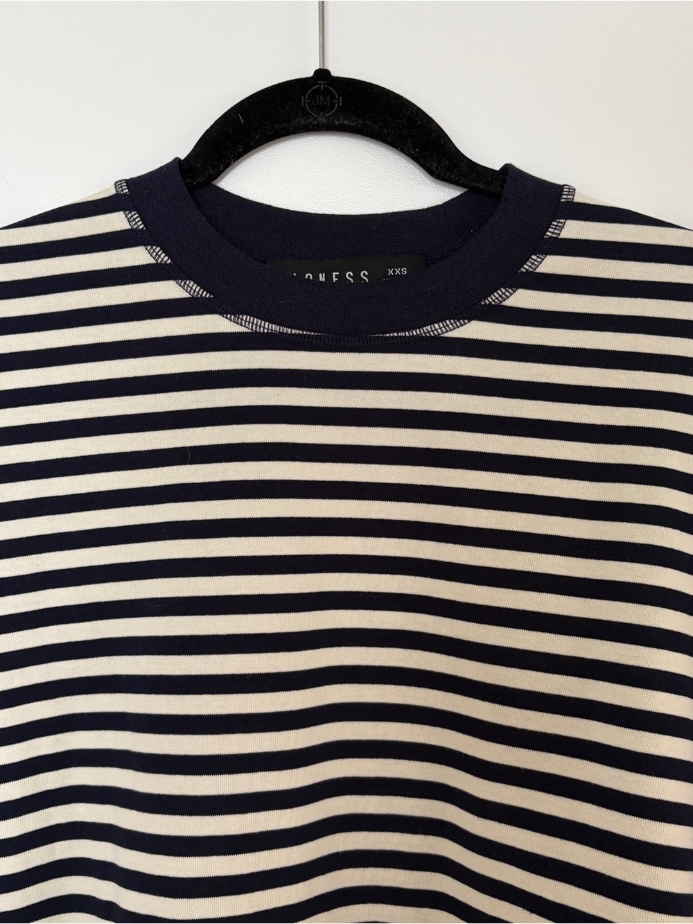 Lioness Navy and White Long Sleeve Striped Tee - Picture 2 of 6